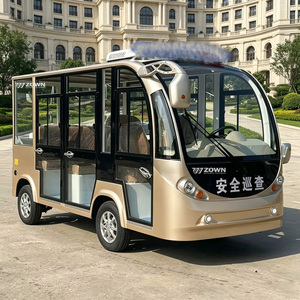 Bus touristique électrique étanche IP65 avec composants électroniques, adapté à toutes les conditions météorologiques pour les zones touristiques en bord de lac et humides - Product Image 1
