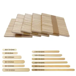Customization birch ice cream sticks popsicle wooden for sale disposable bulk multiple sizes wood stick for ice