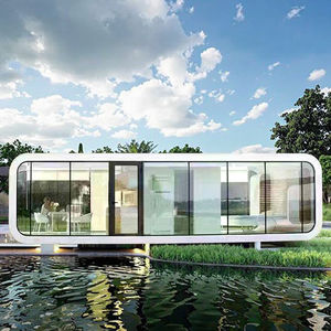 Sinoy Cabaña Alpina Moderna Cápsula Apple Pod Casa Pequeña Hogar Prefabricado Cabaña Contemporánea Casa Contenedor Oficina Hotel - Product Image 6