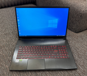 Portátil para Juegos GF75 de 17.3 Pulgadas, Intel Core I7 de 10.ª Generación, GTX 1650, Pantalla de 120 Hz, SSD, Windows 10, Versión Estadounidense, Ideal para Estudiantes - Product Image 1