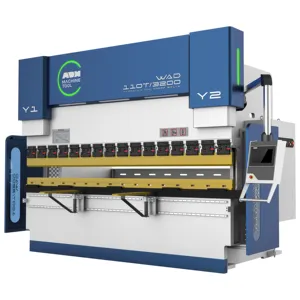 New Type Material Processed 110t 3200mm Delem Da53t CNC Hydraulic Press Brake Machine