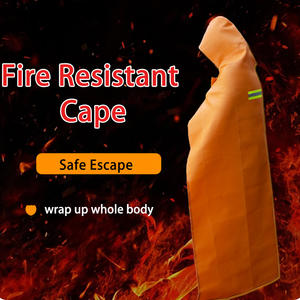 Di grandi dimensioni in Silicone in fibra di vetro ignifugo mantello con cappuccio coperta antincendio per protezione antincendio personale e scala antincendio - Product Image 4