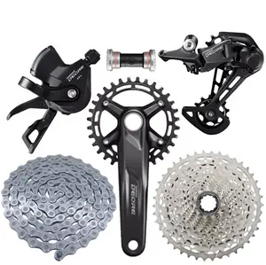 SHIMANO DEORE M5100 Groupset 1x11-Speed For MTB Shifter Rear Derailleurs Cassette Crankset Bike Chain with BB Groupset