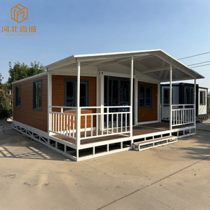 Maison préfabriquée extensible de 40 <span class=keywords><strong>pieds</strong></span> pour hôtel, cabine modulaire extensible en conteneur, maison mobile préfabriquée pour <span class=keywords><strong>l</strong></span>'hébergement - Product Image 1
