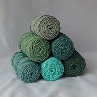 Dyed 100% Polyester Yarn 4mm Hollow Braided Cotton Rope 300g Elastic Round Wire Yarn for DIY Handmade Bags
