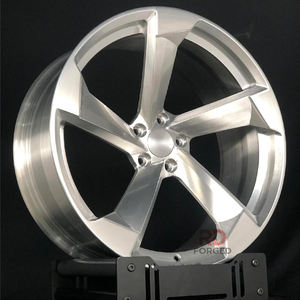Jantes forgées gris brossé personnalisées à 5 branches 5x112 19 20 21 22 pouces pour <span class=keywords><strong>Audi</strong></span> <span class=keywords><strong>A3</strong></span> 8V A4 B8 B9 VW Golf Mk7 Passat B8 Tiguan - Product Image 5