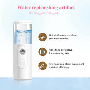 Spruzzatore di idratazione elettrico portatile di alta qualità Mini Nano vaporizzatore facciale per la cura della pelle dell'acqua - Product Image 6
