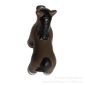 Pu Foamed Horse Cartoon Animal High <b>Rebound</b> Desk Ornament Gift Toy For Kids 2 4 Years Unisex - Product Image 2