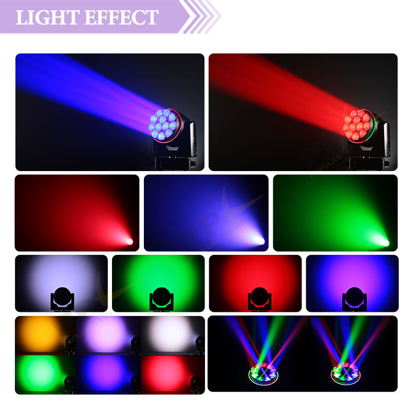 Mini 7x60W LED Moving Head Zoom Light RGBW Pixel + Ring Professional Light Professional Lights