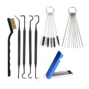 Kit de nettoyage de pistolet de pulvérisation d'air, 5 pièces, 30 brosses métalliques, kit de ventilation des buses pour réparation automobile - Product Image 1