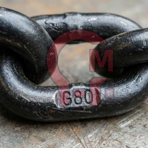 Cadena <span class=keywords><strong>de</strong></span> Elevación Galvanizada HLM Super Supplier G80 <span class=keywords><strong>de</strong></span> 8 mm, <span class=keywords><strong>de</strong></span> Acero Aleado Autocoloreado/Negro <span class=keywords><strong>para</strong></span> Elevación y Aparejos Industriales - Product Image 2