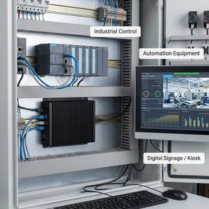 Mini <span class=keywords><strong>PC</strong></span> Industrial Sin Ventilador Intel Celeron 2*RS232 DDR3L DDR4 WIFI 4G Sistema Operativo <span class=keywords><strong>Windows</strong></span>/Linux Máx. 32+512GB <span class=keywords><strong>PC</strong></span> Industrial Sin Ventilador - Product Image 4