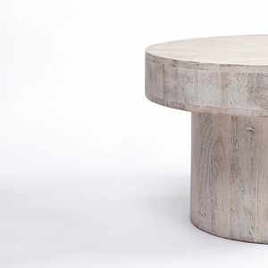 <b>Rustic</b> Round Mango <b>Wood</b> Coffee <b>Table</b> Eco-Friendly Coffee <b>Table</b>-Living Room Furniture - Product Image 5