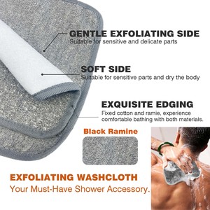 Kit <span class=keywords><strong>éponge</strong></span> de bain quotidien parfait longue ceinture de bain corps gommage serviette gant de douche soins de la peau ensemble de nettoyage du corps - Product Image 6