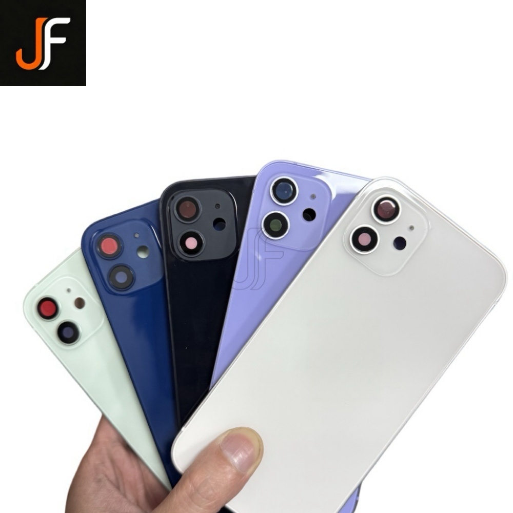 Premium JF Brand Aluminum Alloy Bar Design Full Housing Assembly Private Mold Professional QC for <strong>12</strong>/12mini Replacement