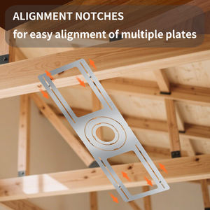 Nueva construcción Acero galvanizado 3-4-6 pulgadas Soporte de luz empotrada Placa de montaje Retroadaptación poco profunda LED Downlight - Product Image 5