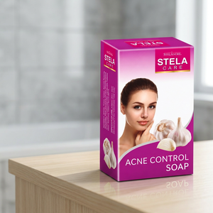Jabón de Baño Limpiador para el Control del Acné Stela Care, Barra de Lavado Suave para la Higiene Diaria del Cuerpo, Limpieza Profunda y Cuidado Personal Refrescante - Product Image 1