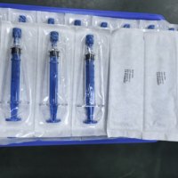 Seringue stérile jetable en PC 1ml/3ml/5ml/10ml blanche/rouge/bleue, résistante aux hautes températures, pour usage médical et vétérinaire