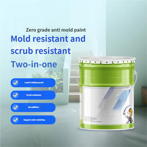 <span class=keywords><strong>Peinture</strong></span> murale intérieure acrylique haute performance, mate, résistante à la moisissure, lavable, sans formaldéhyde, zones humides, professionnelle - Product Image 2