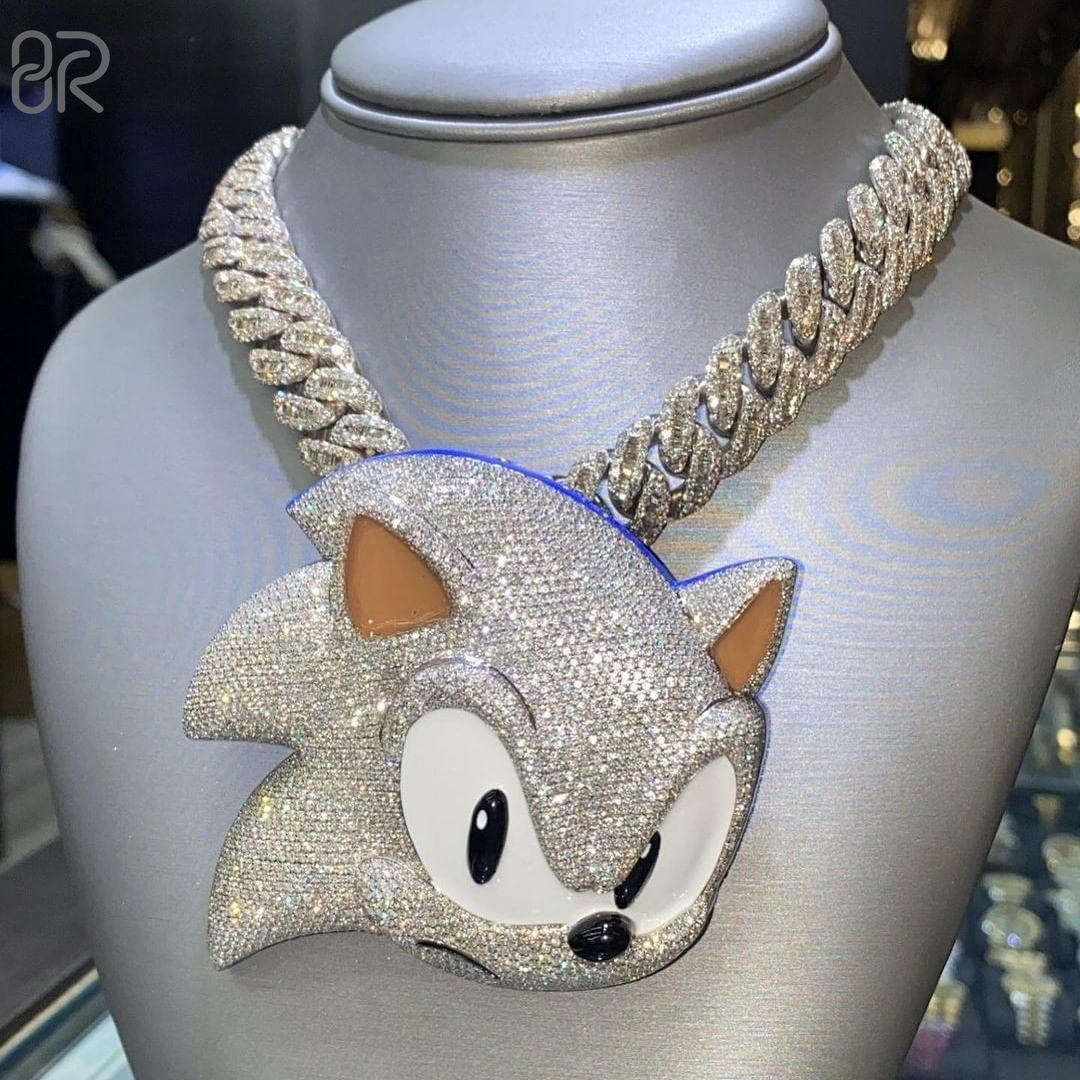 3inches Moissanite+S925