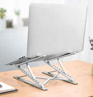 Dudukan Laptop MC N8 Baru yang Dapat Disesuaikan, Dudukan Tablet Notebook Aluminium, Alas Pendingin Meja, Penyangga Laptop Lipat