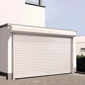 Porte automatique résidentielle en aluminium pour volet roulant Porte de garage électrique en aluminium pour maison
