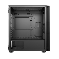 AntarcChill Tempered Glass Computer case Led Strip Computer case Gaming Practical Desktop Case