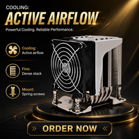 Dissipateur thermique actif pour processeur de serveur KYL4094-4UA 4U pour AMD EPYC 7000 et Ryzen Threadripper PRO 5000 LGA4094 sWRX8 280W TDP 92mm Fan