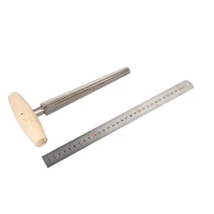 Escariador Recto para Orificio de Perno de <span class=keywords><strong>Violonchelo</strong></span>, Cónico 1:17, Mango de Madera, Herramienta de Luthier para Fabricantes de Violonchelos - Product Image 2