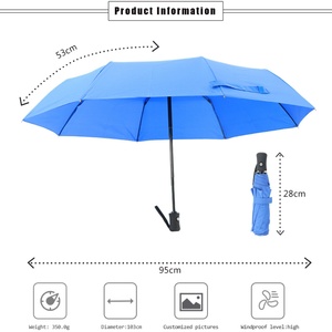 Business Lightweight Iron <b>Frame</b> Manual Auto-Close Folding Umbrella Glass Fiber Ribs Modern Travel Design Daily Compact Portable - Product Image 5