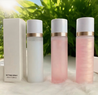 Spray Fixateur de Maquillage Mat 100ml Marque Blanche Longue Tenue Anti-Transpiration et Imperméable avec Paillettes Scintillantes Créez Votre Propre Marque