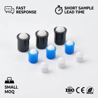Goupille de positionnement à ressort en plastique POM, longueur personnalisée, à pression, à bille, non-marante, pour meubles et boîtiers électroniques