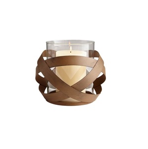 Disponible Fait à la Main en Métal Verre Votive Bougeoir de Pilier de Décoration de la Maison de Noël Directement du Fabricant Grossiste - Product Image 1