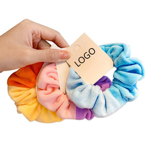 Kustom warna-warni anak-anak aksesoris rambut lucu bayi perempuan ikat rambut elastis jepit rambut cakar Set Mini - Product Image 5