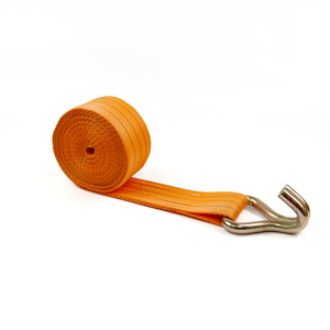 Sangle <span class=keywords><strong>d</strong></span>'<span class=keywords><strong>arrimage</strong></span> à cliquet de qualité industrielle certifiée GS, 3 pouces, 10 tonnes, en polyester haute résistance pour le maintien des charges sur camions à plateau - Product Image 3