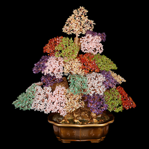 Albero della Fortuna in Cristallo Naturale Grezzo Fatto a Mano, Albero dei Soldi per Guarigione dei <span class=keywords><strong>Chakra</strong></span>, Decorazione Feng Shui e Tendenza Moda - Product Image 4