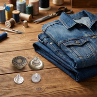 Aksesoris Grosir Ramah Lingkungan Kancing Tekan dan Rivet Kuningan untuk Pakaian Jaket Celana Kancing Jepret Jeans