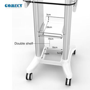 Soporte de equipo GOMECY, carro de rodillos, ruedas acrílicas, carro Dental, carro rodante de belleza para peluquería, salón, Spa, clínicas - Product Image 6