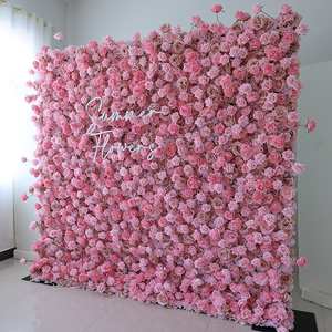 Gran oferta, nuevo diseño, enrollable, cortina <span class=keywords><strong>de</strong></span> pared <span class=keywords><strong>de</strong></span> flores, telón <span class=keywords><strong>de</strong></span> fondo, decoración <span class=keywords><strong>de</strong></span> <span class=keywords><strong>casa</strong></span>, pared <span class=keywords><strong>de</strong></span> flores artificiales - Product Image 5
