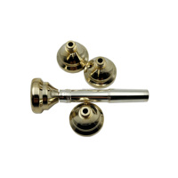 SEASOUND High Quality Copper Trumpet Mouthpiece Set Silver & Gold Plated MPTR401S2 Paper Box Packaging Sizes 1C-7C