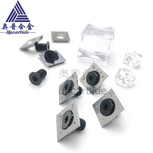 Chất lượng tốt 15*15*2.5mm chủ đề đầu chế biến gỗ chèn precessing gỗ rắn filberboard tungsten <span class=keywords><strong>carbide</strong></span> lưỡi yg6x lớp cao - Product Image 1
