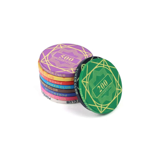 YY Jetons De Poker En Céramique 10g 39mm Style Casino Professionnel Pour Clubs Et Jeux De Cartes - Product Image 1