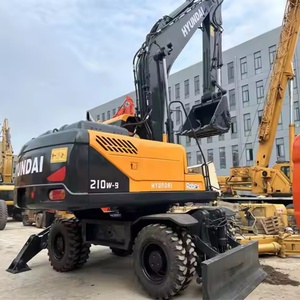 รถขุดล้อยางมือสอง Hyundai 210w-9 สภาพดี ขายในเซี่ยงไฮ้  ประสิทธิภาพเยี่ยม น้ำหนัก 21 ตัน - Product Image 1