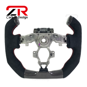 Volante Deportivo Personalizado de Fibra de Carbono con Soporte de Gamuza Negra para Nissan 370Z 350Z R35 <span class=keywords><strong>GTR</strong></span> <span class=keywords><strong>F1</strong></span> - Product Image 5
