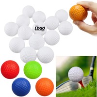 Balles de golf d'entraînement en mousse personnalisées avec logo pour la pratique en intérieur et en extérieur, idéales pour la fête des pères, pour papa, mari