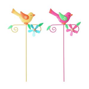 Micro-paysage <span class=keywords><strong>jardin</strong></span> branche oiseau <span class=keywords><strong>maison</strong></span> pour cour oiseau décoration transfrontalière métal fer fleur arrière-cour oiseau - Product Image 5