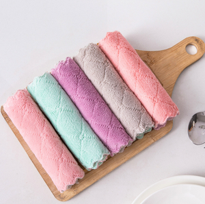 Individuelle Mikrofaser-Reinigungskleider für Küche Export Geschirr und Handtuch Korallenseiden-Hausreinigungsstäbchen - Product Image 2