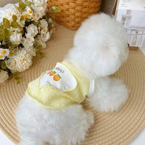 เสื้อซัมเมอร์คูลสำหรับสัตว์เลี้ยง - ผ้าวาฟเฟิลระบายอากาศพร้อมลายปักผลไม้สำหรับ<span class=keywords><strong>ลูก</strong></span>สุนัขและ<span class=keywords><strong>ลูก</strong></span>แมว - Product Image 2