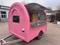 Bar mobile de restauration commerciale en fibre de verre, certifié CE, facile à utiliser, pour service de bière et de nourriture, camion de restauration, remorque alimentaire