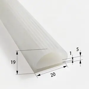 Shower Door Convertible Top Silicone Seal Hotsystem D Shape Rubber Seal Protection Strip